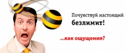 Москва не резиновая, а сеть — да! Оглянитесь, безлимитный трафик Билайн уже повсюду. А у Вас?